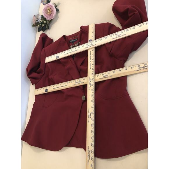 John Meyer Women Plus Jacket 16W Long Sleeve Lined Clueless Preppy Office Siren - Picture 10 of 11